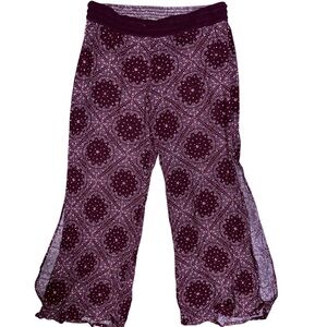 Vanilla Star • Boho • Paisley Print •Pants • Side Slits